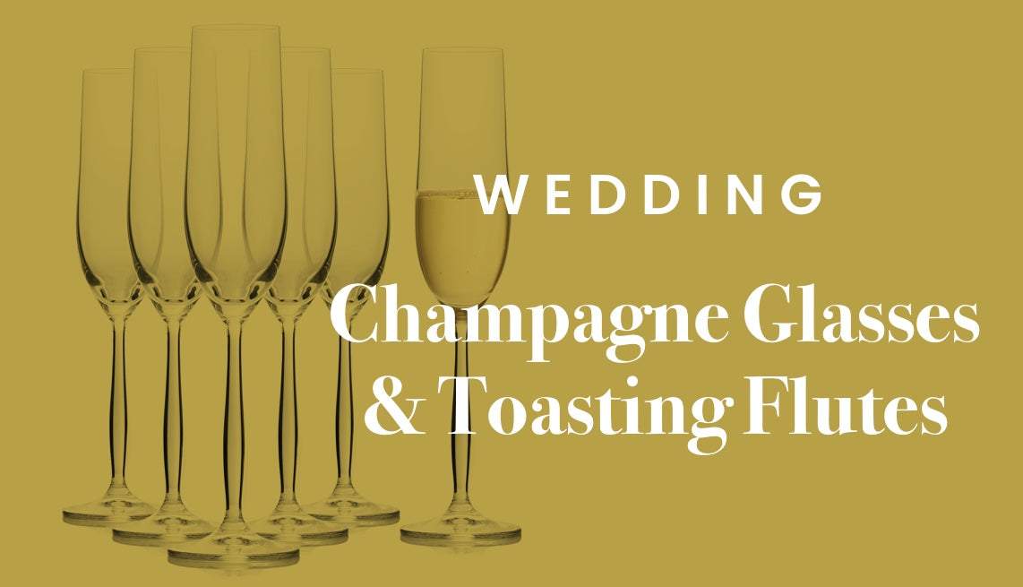 Wedding Champagne Glasses & Toasting Flutes Buying Guide and Top Recommendations