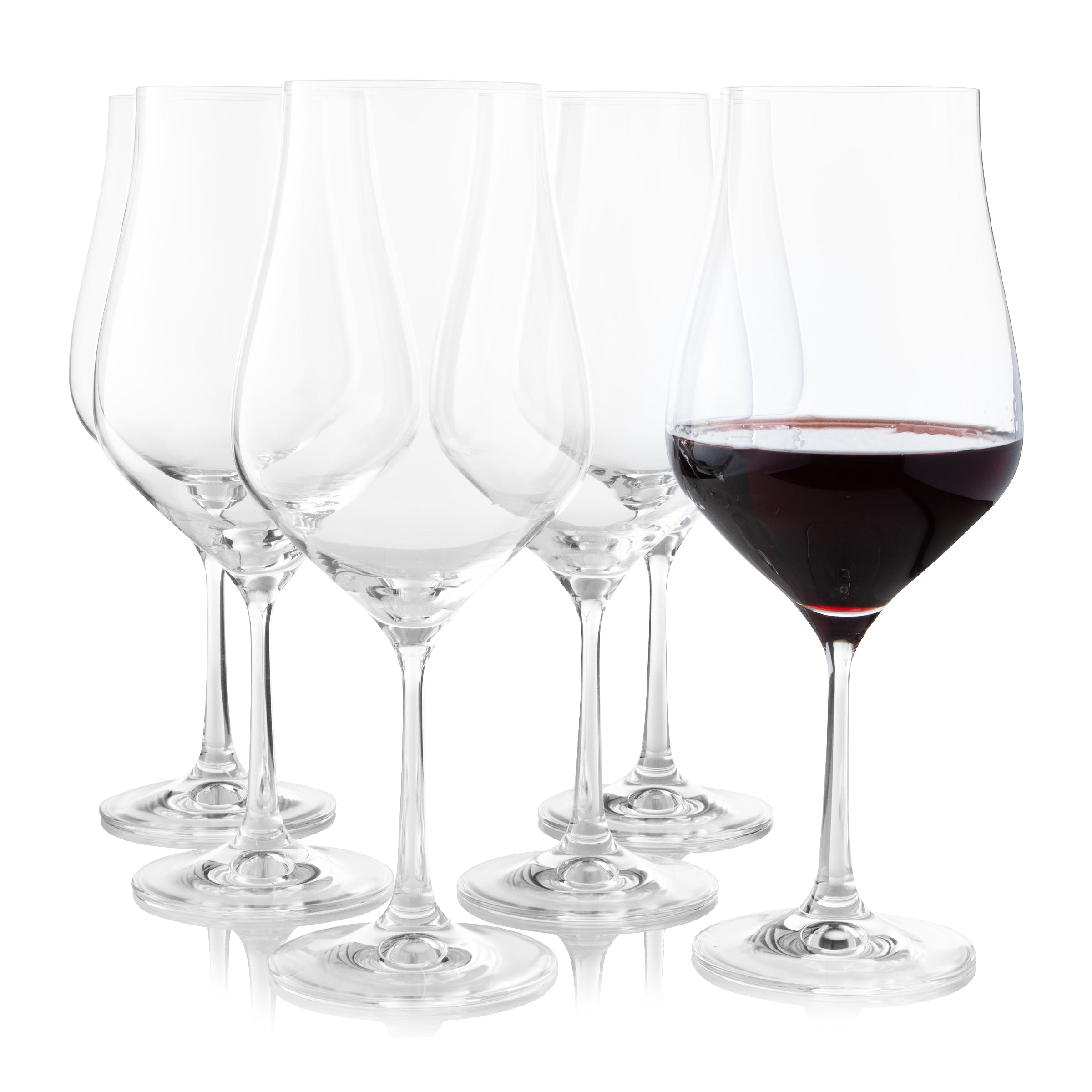 Tulipa Wine Glasses Set of 6 (18.6 oz)