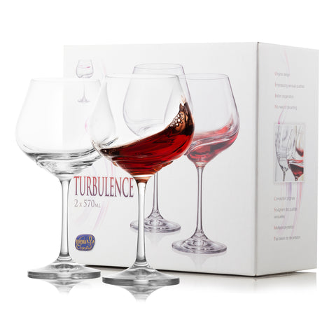 Turbulence red wine glasses set of 2 (19.2 oz)