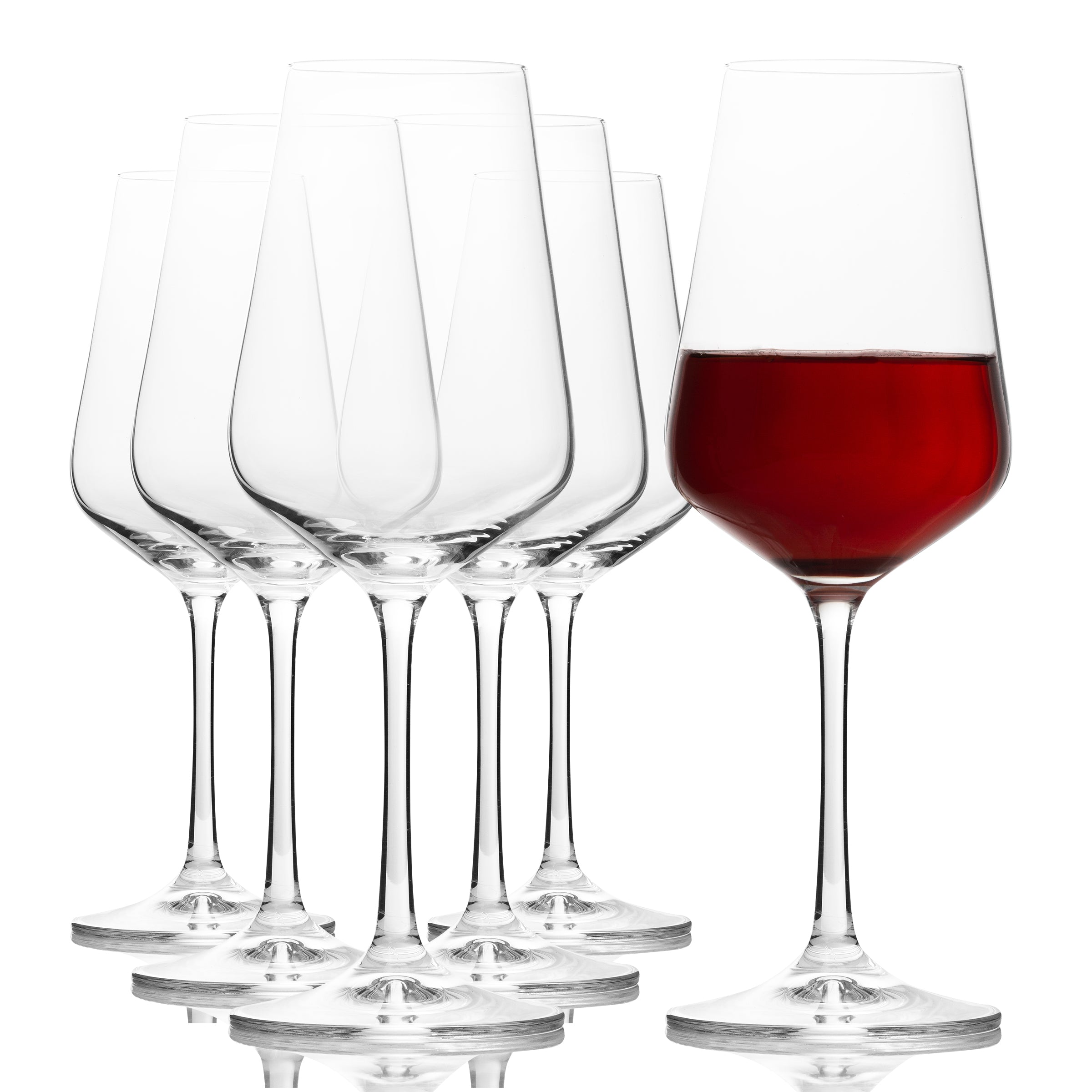 Sandra Red Wine Glasses Set of 6 (11.8 oz)
