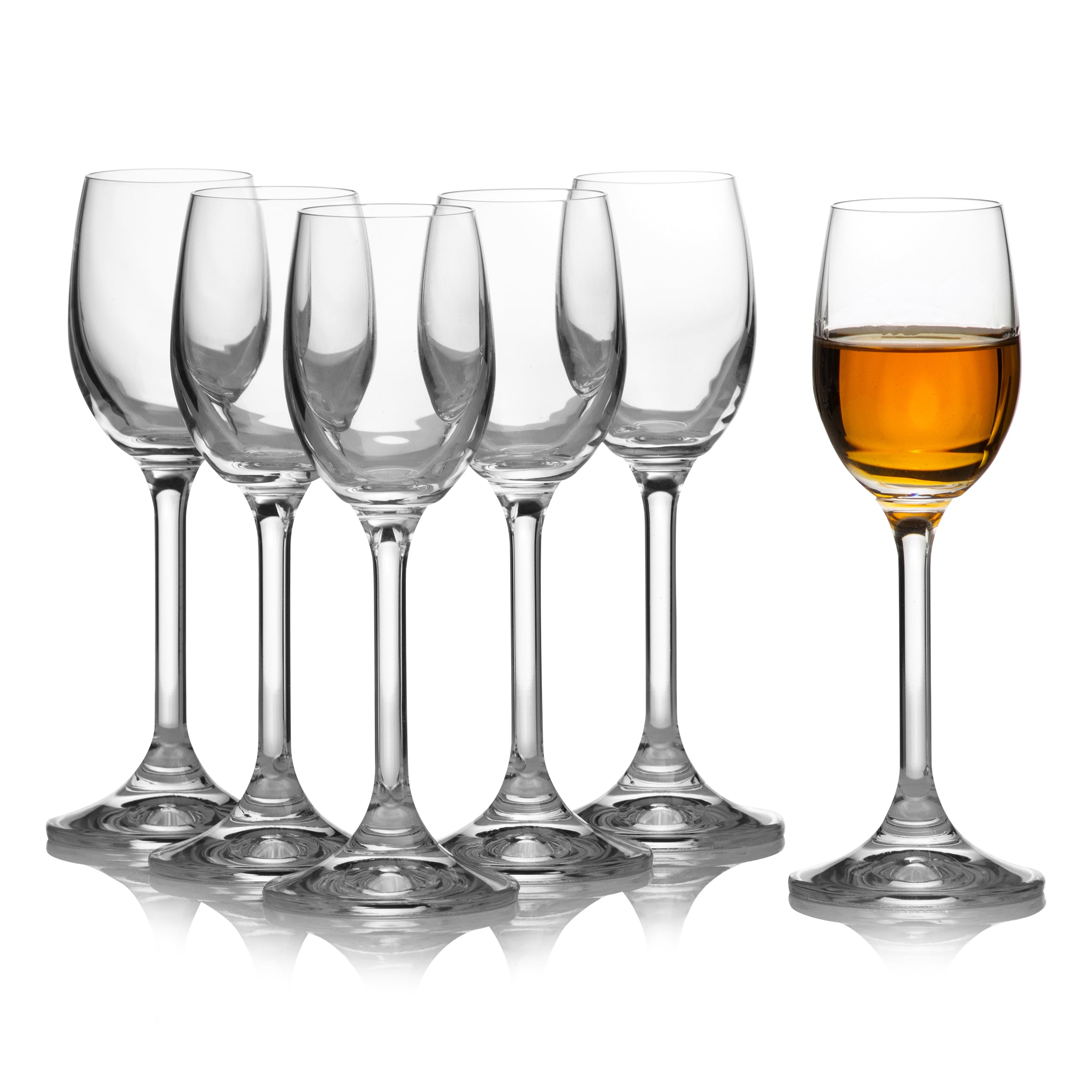 Lara Wine Glasses Set of 6 (2.1 oz)