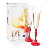 Love Champagne Flutes Set of 2 (6 oz)