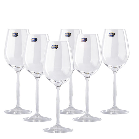 Cindy tall red wine glasses set of 6 (11.8 oz)